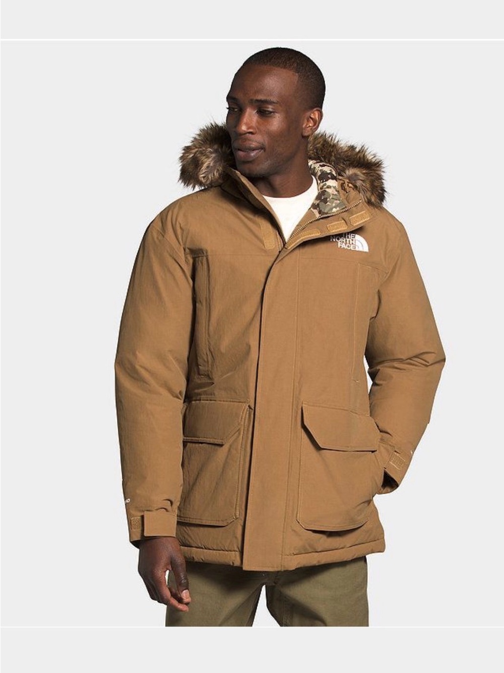 The North Face McMurdo Parka Men’s Medium Brown/Tan Faux Fur Hood